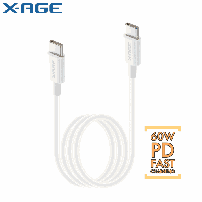 X-AGE ConvE Swift Charge Type C - C PD Data Cable | XPCC1