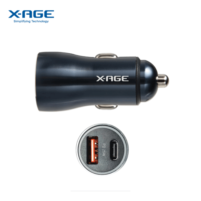 X-Age ConvE Rapid 25W PD+QC Car Charger - Image 2