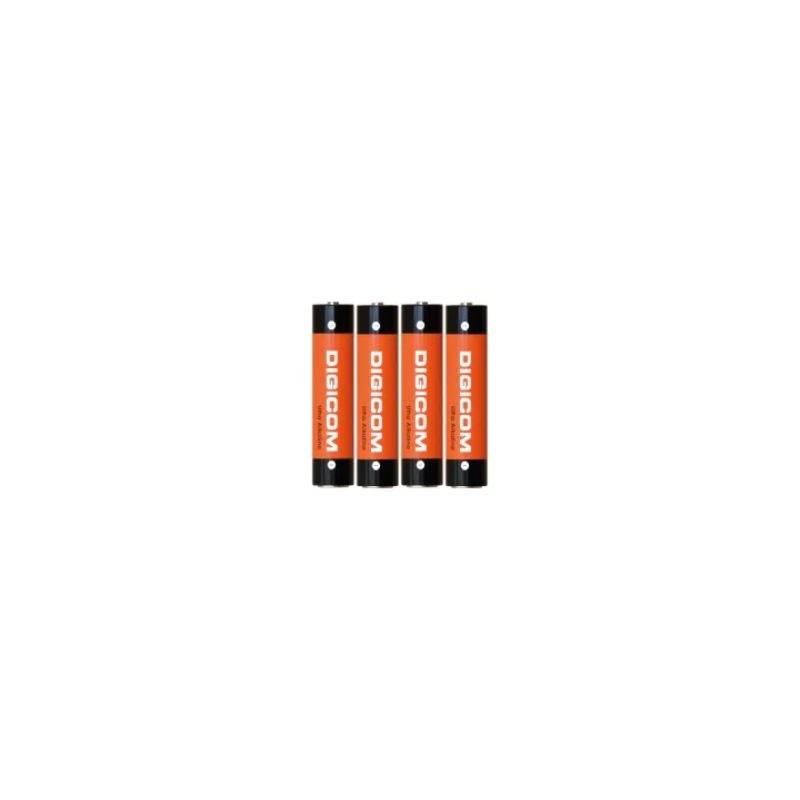 DIGICOM Ultra Alkaline Battery AAA 4pcs (Bundle of 1 Shrink Pack)