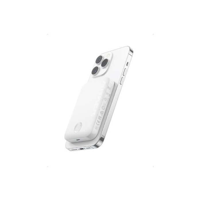 Anker 321 MagGo Battery | Wireless Portable Charger (PowerCore Magnetic 5K) | PowerBank | 5000mAh | White