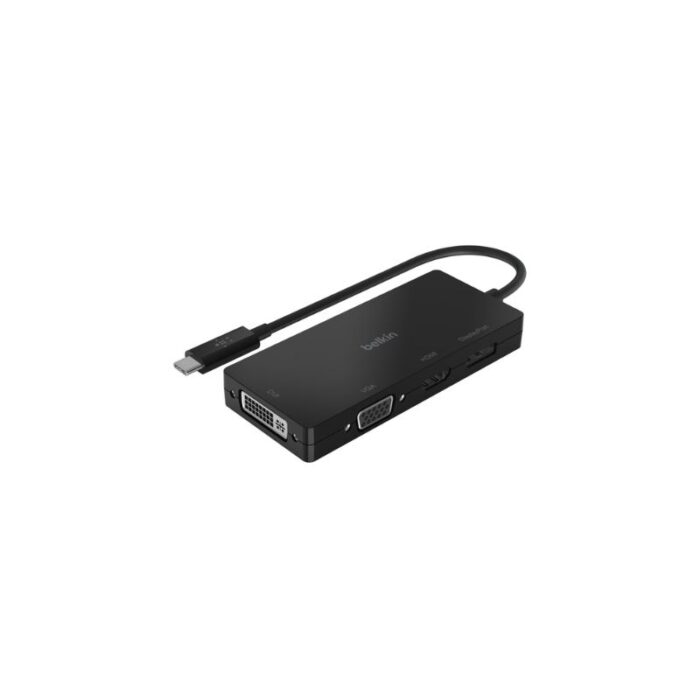 Belkin Adapter - USB-C to HDMI + VGA + DVI + DP PORT - BLK (AVC003btBK)