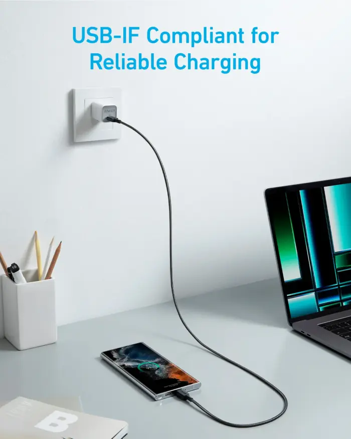 Anker 322 USB-C to USB-C Cable - 6ft - Image 4