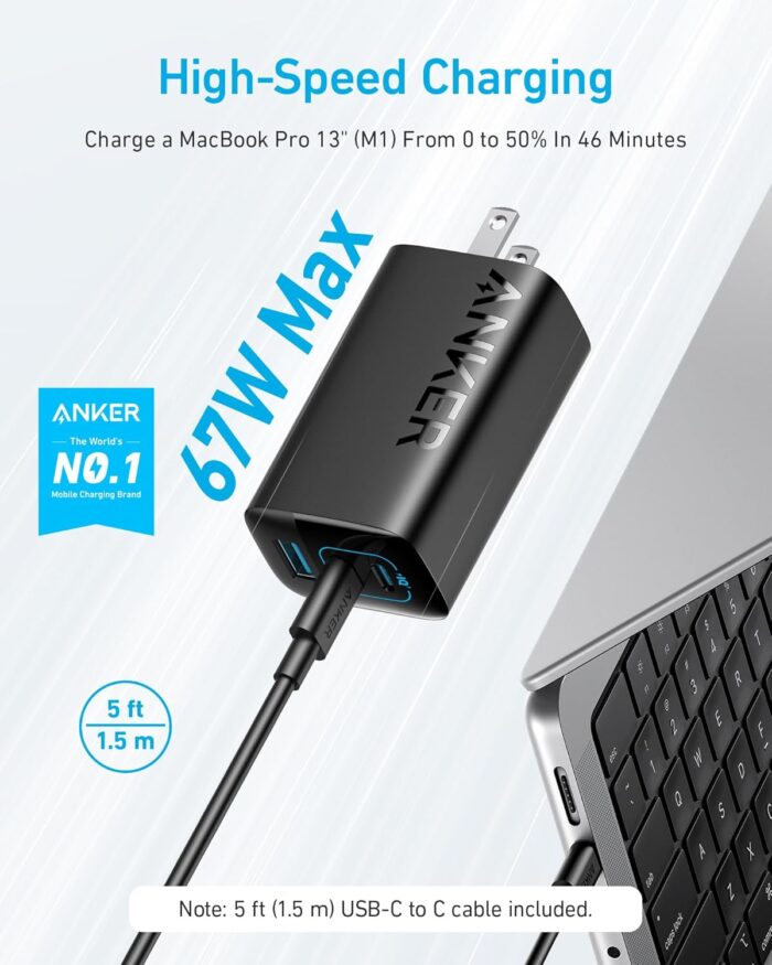 Anker 336 Charger (67W) - Image 3