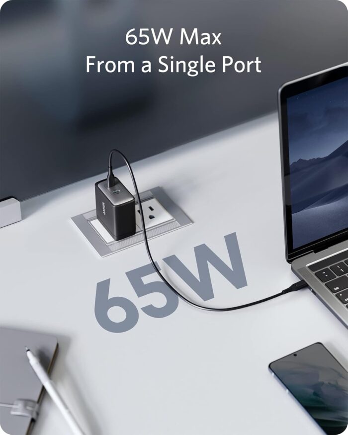 Anker PowerPort III 2-Port Charger (65W) - Image 4