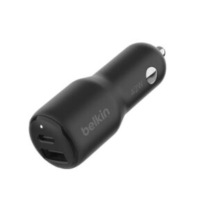 Belkin Car - BoostCharge Dual USB-A + USB-C 30W PD  PPS (CCB005qcBK)