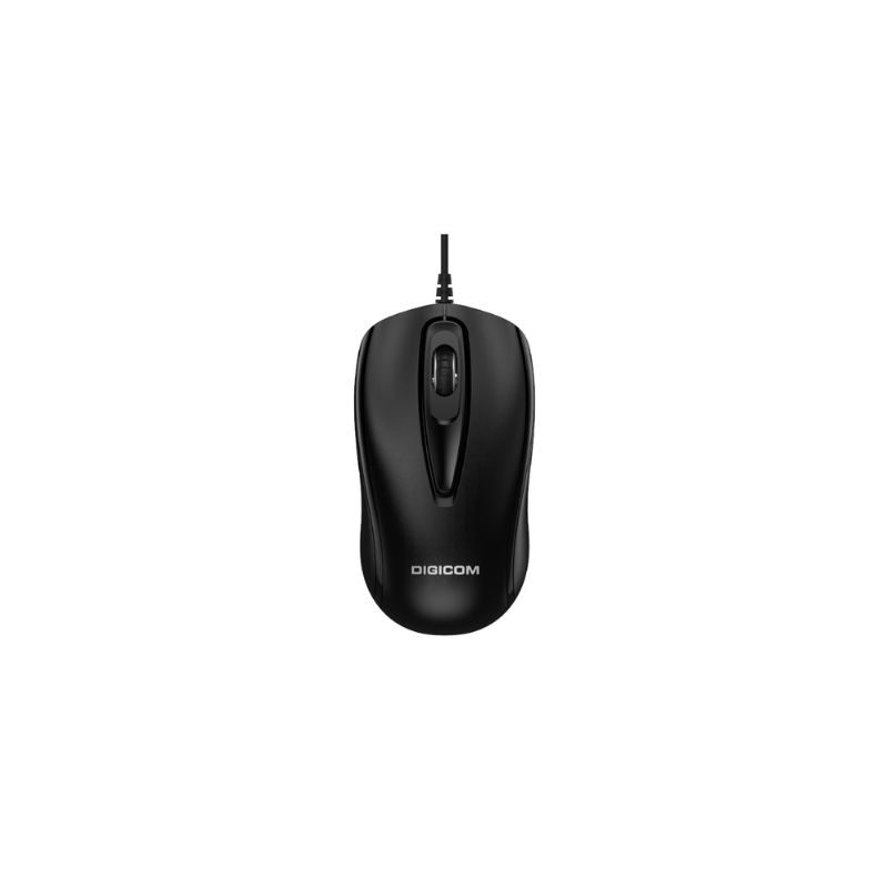 Digicom Wired Mouse DG-W10 (BLACK)