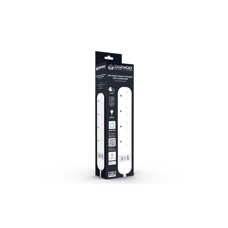 Daewoo Extension Cord | 4 Way Out Sockets