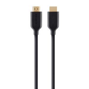 Belkin Cable - HDMI 2M High-Speed W/Ethernet 4K/Ultra HD Gold Plated (F3Y021bt2M)