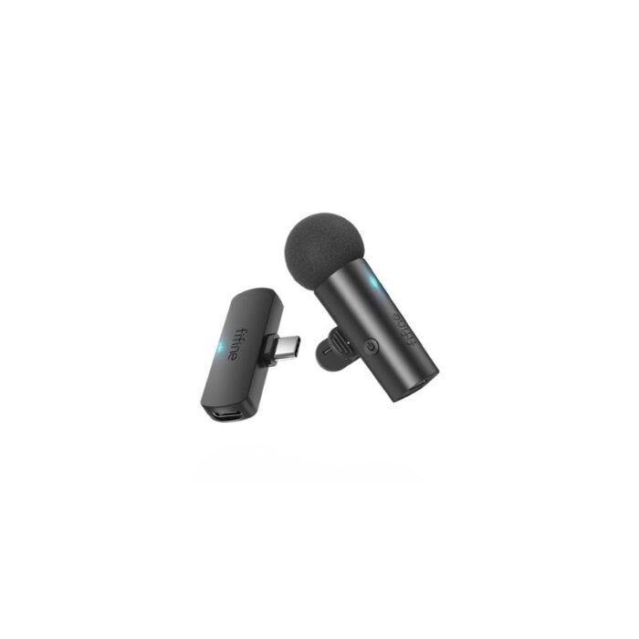 FIFINE M6 Wireless Lavalier Lapel Microphone System