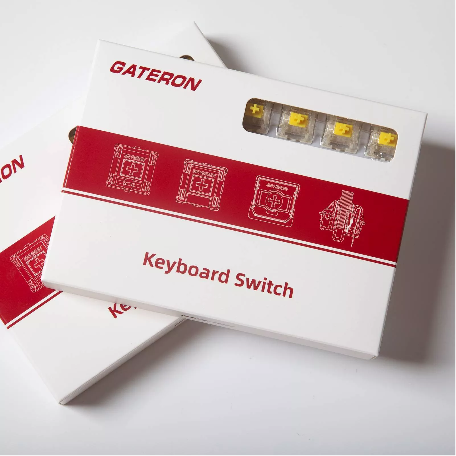 Gateron G Pro 2.0 Yellow Switch – 5 PIN (Factory Lubed) - Image 3