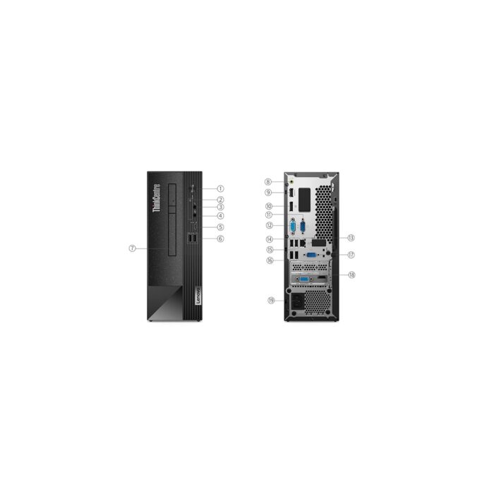 Lenovo ThinkCentre neo 50s Gen 3 | i3 12100 | Integrated Intel UHD Graphics | 8GB RAM | 512GB SSD - Image 3