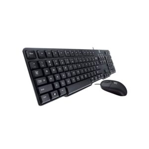 Logitech Classic Desktop Wired Keyboard and Mouse Combo | MK100