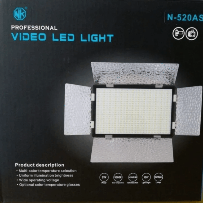 NK Professional Video LED Light | LED-D520 - Image 4