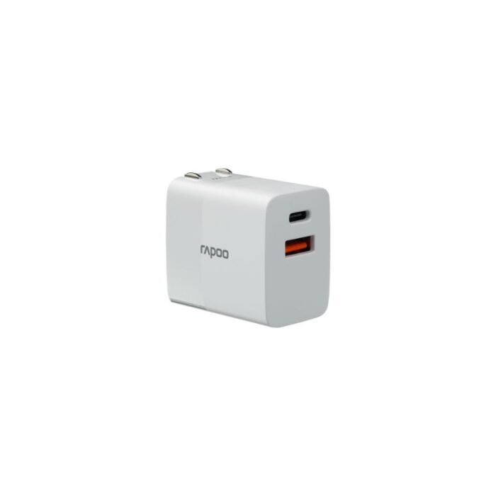Rapoo PA20 GaN 20w Type C & USB Dual Charger