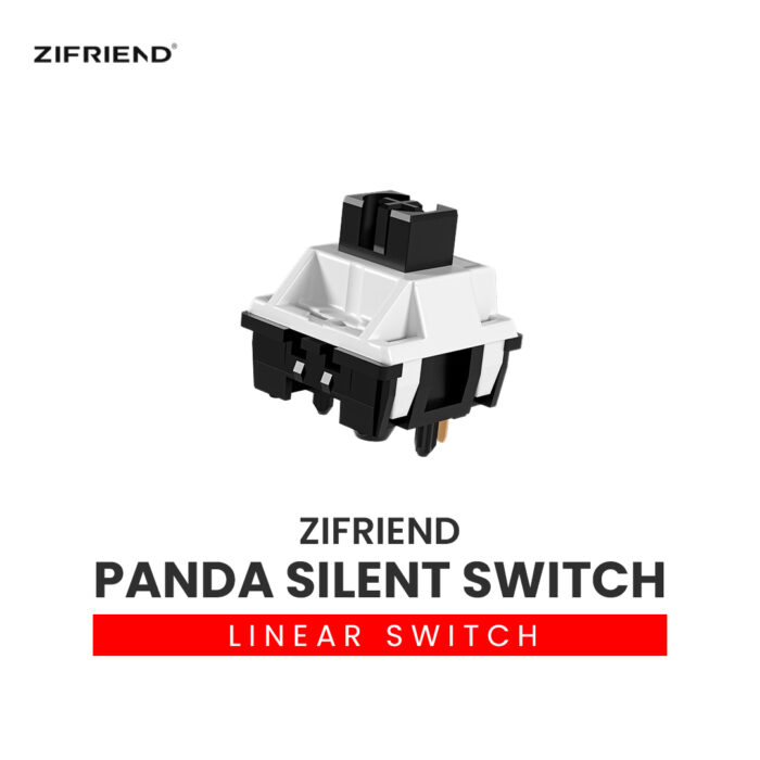 Panda Silent Linear Mechanical Keyboard Lubed Switch – 5PIN - Image 2