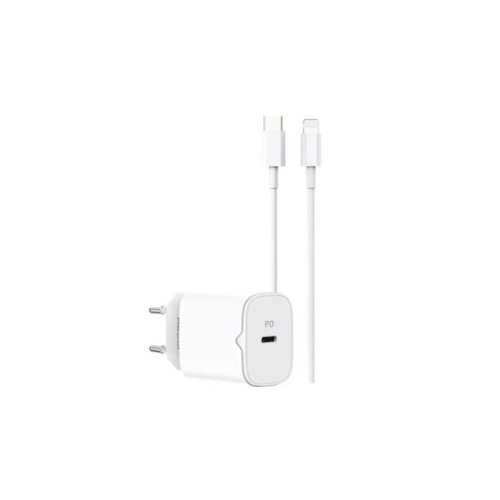 Recci AC Charger RC50ECL with Cable | Type-C Fast Charging