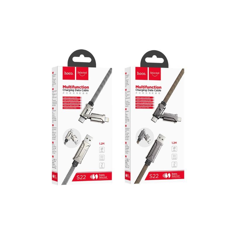 HOCO Magic Cube Charging Data Cable – S22 - Image 4