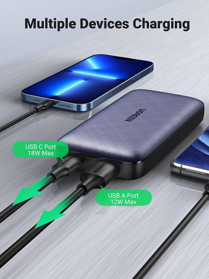 UGREEN 10000mAh Mini Quick Charging 20W Power Bank - Image 8
