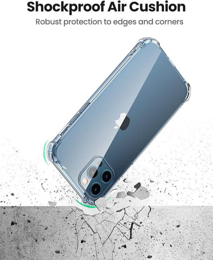 UGREEN 20441 Clear Protective Case for iPhone 12/12 Pro (6.1-inch) - Image 4
