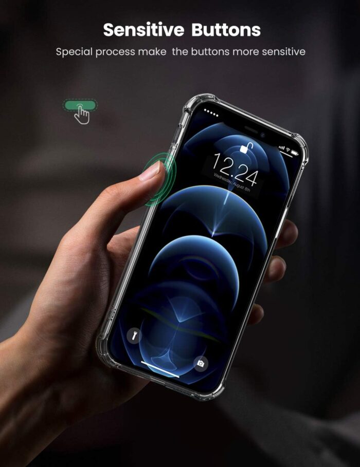 UGREEN Crystal Glass Protective Case for iPhone 12 Pro Max (6.7-inch) - Image 4