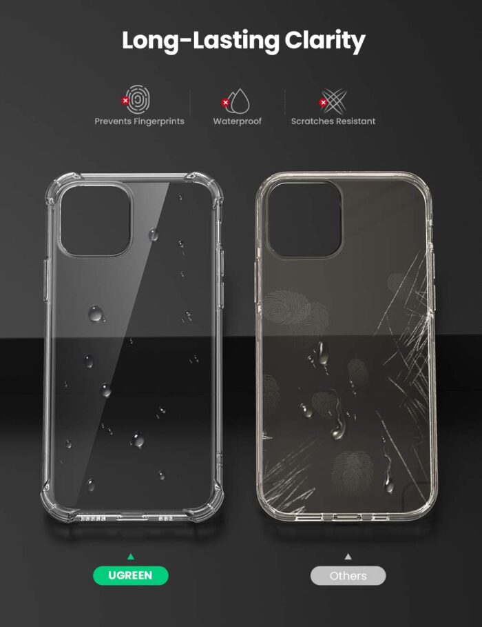 UGREEN Crystal Glass Protective Case for iPhone 12 Pro Max (6.7-inch) - Image 6