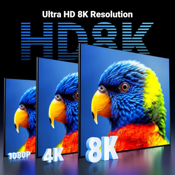 UGREEN 4/8K (120Hz/60Hz) HDMI 2.1 Male To Male Cable - Image 2