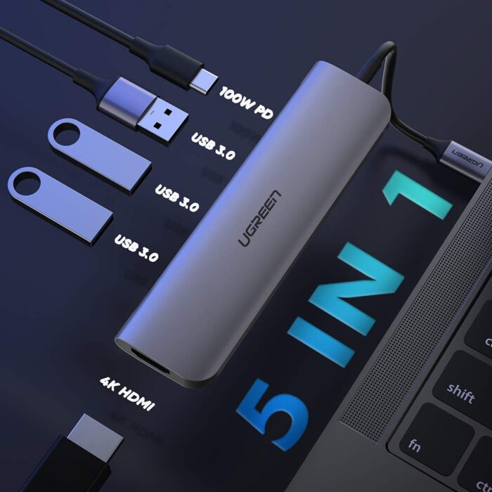UGREEN USB-C 3.1 Adapter Dock with 4K HDMI - Image 3