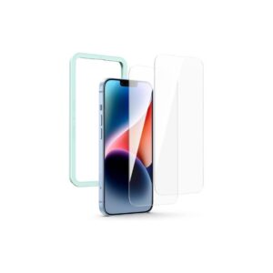 UGREEN Full Coverage HD Tempered Glass Screen Protector with Alignment Tool for iPhone 13 Pro Max (2-Pack)