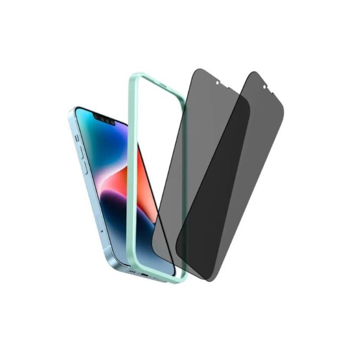 UGREEN 80992 Full Coverage Privacy Tempered Glass Screen Protector for iPhone 13 Pro Max (1-Pack)
