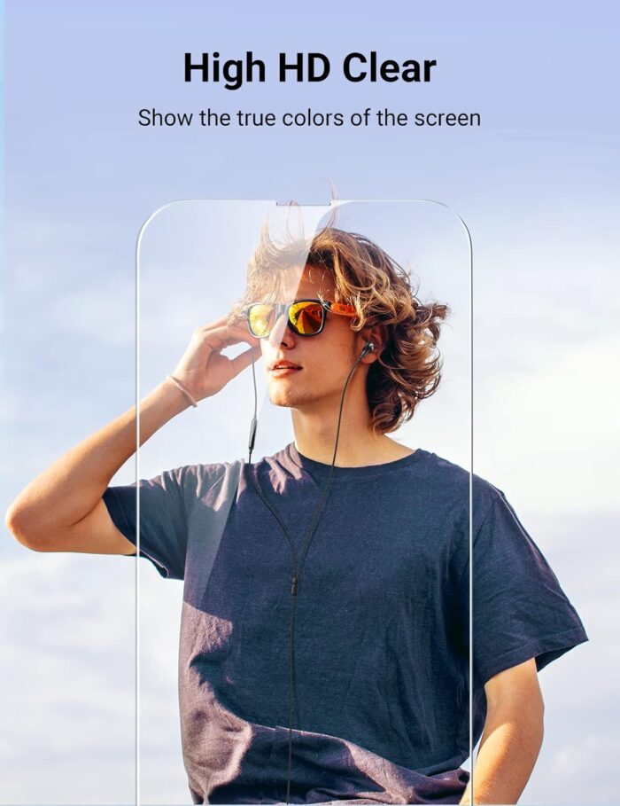 UGREEN 80992 Full Coverage Privacy Tempered Glass Screen Protector for iPhone 13 Pro Max (1-Pack) - Image 7