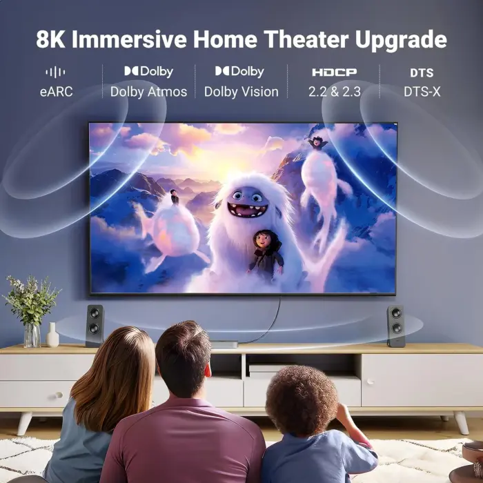 UGREEN 8K@60Hz HDMI 2.1 Male to Male Cable - Image 4