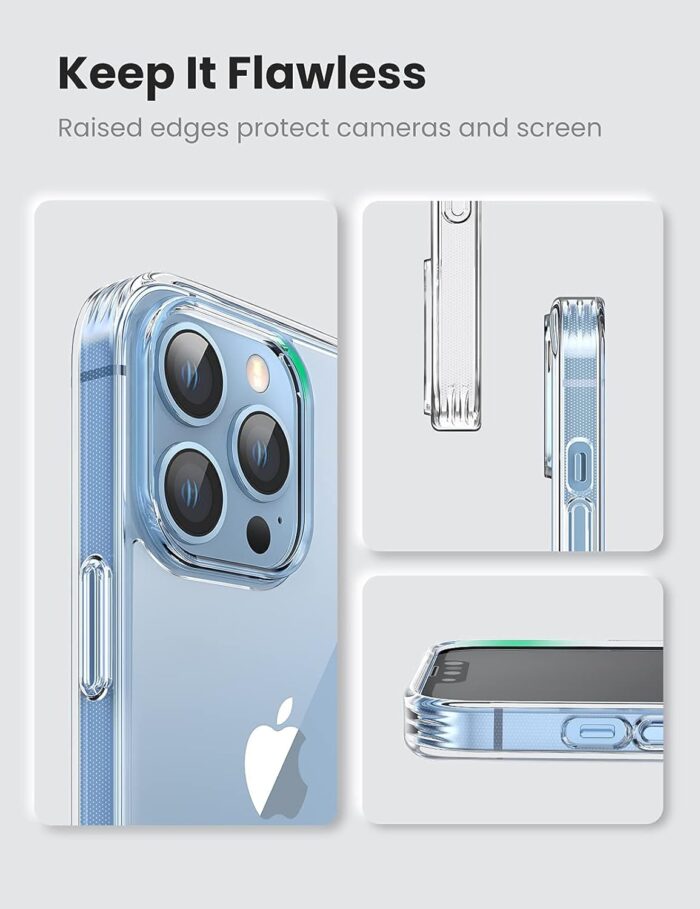 UGREEN Crystal Glass Protective Case for iPhone 13 Pro Max (Clear) - Image 5