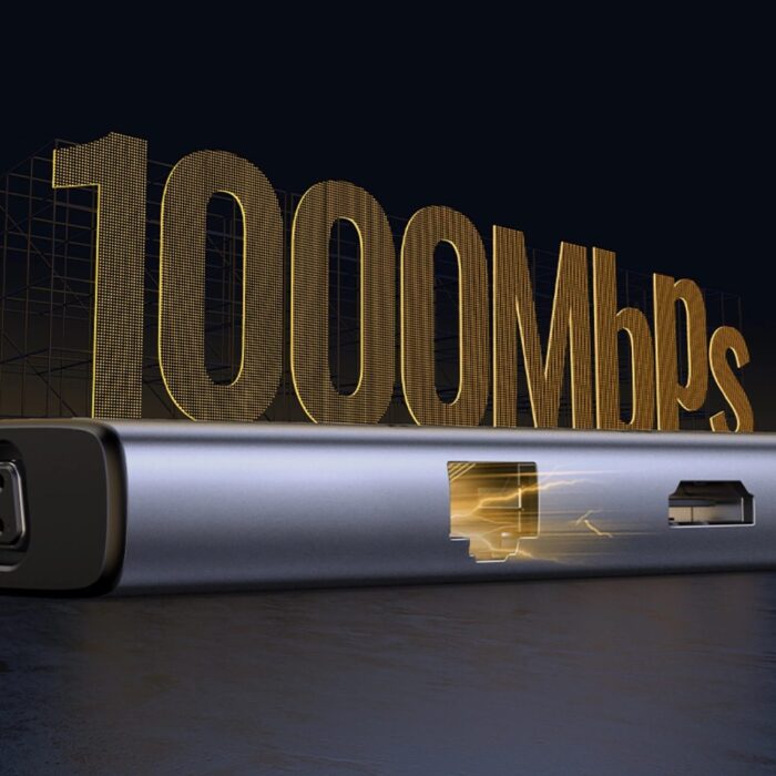 UGREEN 9 in 1 USB-C To 3*USB 3.0 A+HDMI+VGA+RJ45 Gigabit+SD/TF+PD Converter - Image 8
