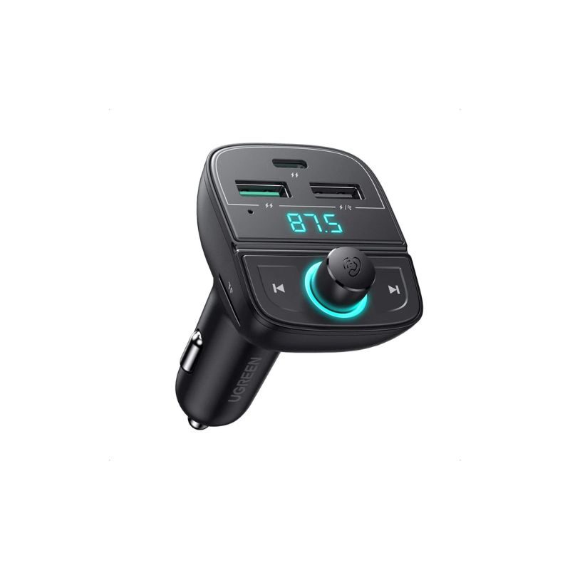 UGREEN FM, Bluetooth Transmitter, Car Charger + TF Slot