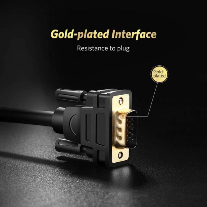 UGREEN DP Male To VGA Male Cable - 1.5 Mtr - Image 6
