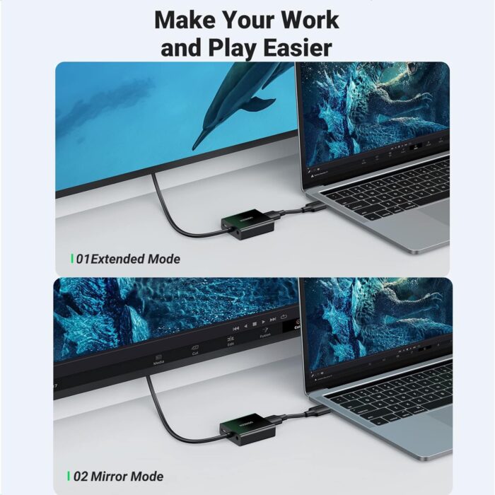 UGREEN HDMI Female to VGA Male Adapter - Image 5