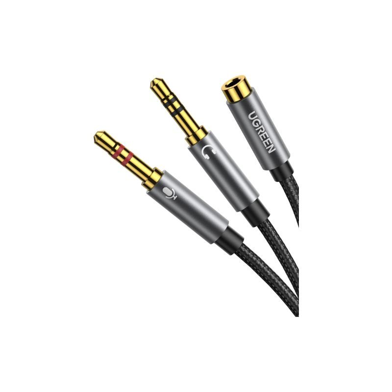 UGREEN 3.5mm Female to 2 Male Audio Cable