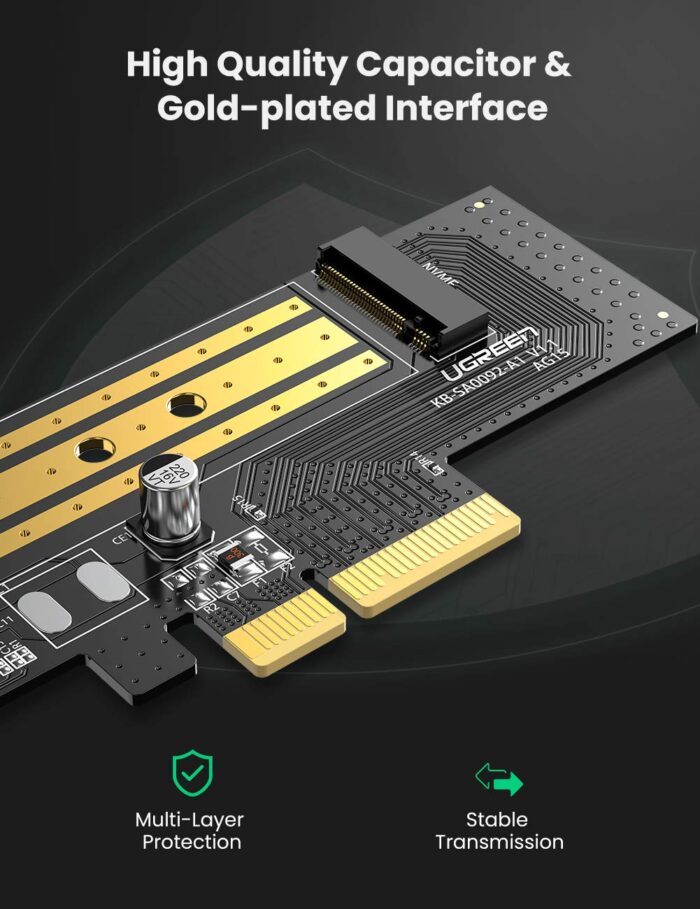 UGREEN M.2 NVME to PCI Express 3.0 x4 Adapter Card - Image 9