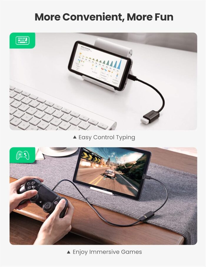 UGREEN Micro USB Male To USB 2.0 A Female OTG Adapter - Image 5