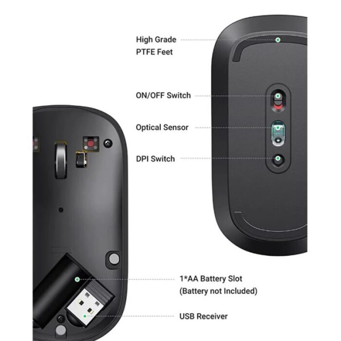 UGREEN Portable Wireless Mouse - Image 5
