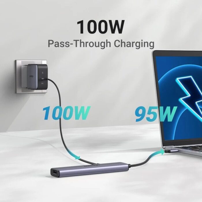UGREEN Revodok 105 USB C Hub 5-in-1 Multiport Adapter - Image 4