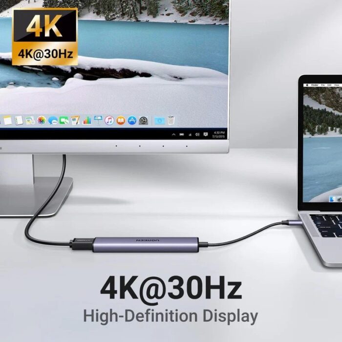 UGREEN Revodok 105 USB C Hub 5-in-1 Multiport Adapter - Image 6