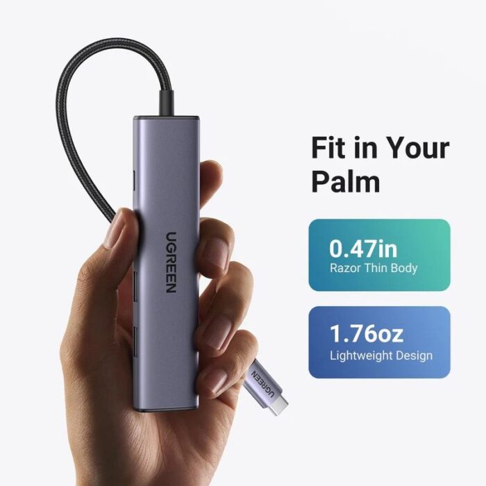 UGREEN Revodok 105 USB C Hub 5-in-1 Multiport Adapter - Image 7