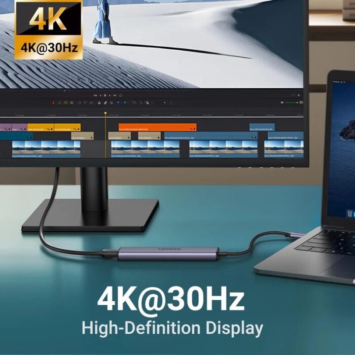 UGREEN Revodok 105 USB C Hub 5-in-1 Multiport Adapter - Image 9