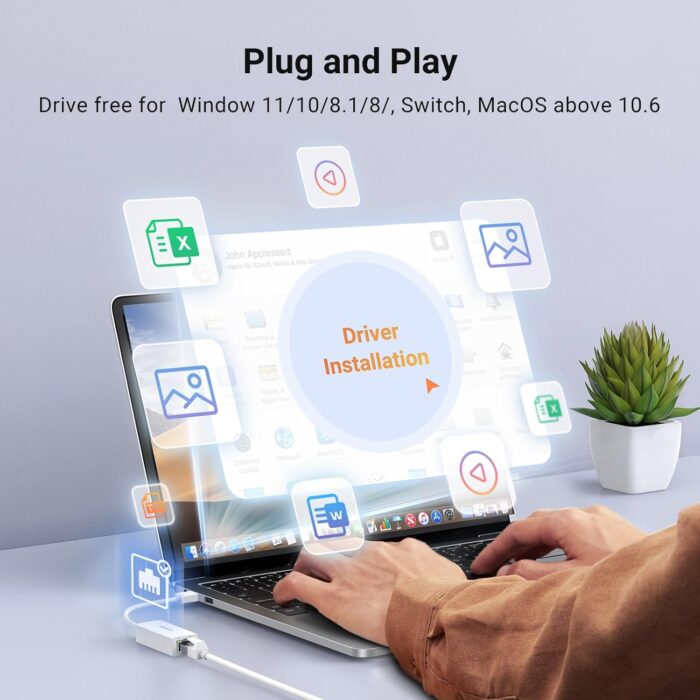 UGREEN USB 2.0 A to 100Mbps Ethernet Adapter - Image 7
