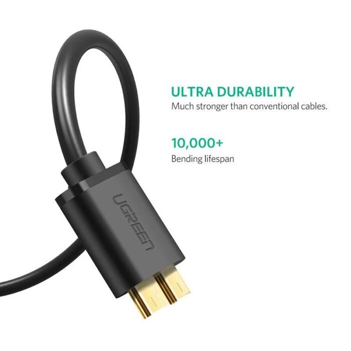UGREEN USB 3.0 A Male to Micro USB 3.0 Male Cable 0.5m (Model: 10840) - Image 7