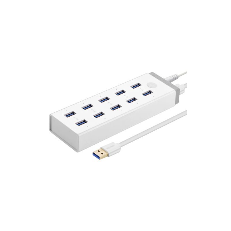 UGREEN USB 3.0 Charging Hub 10 Port (White)