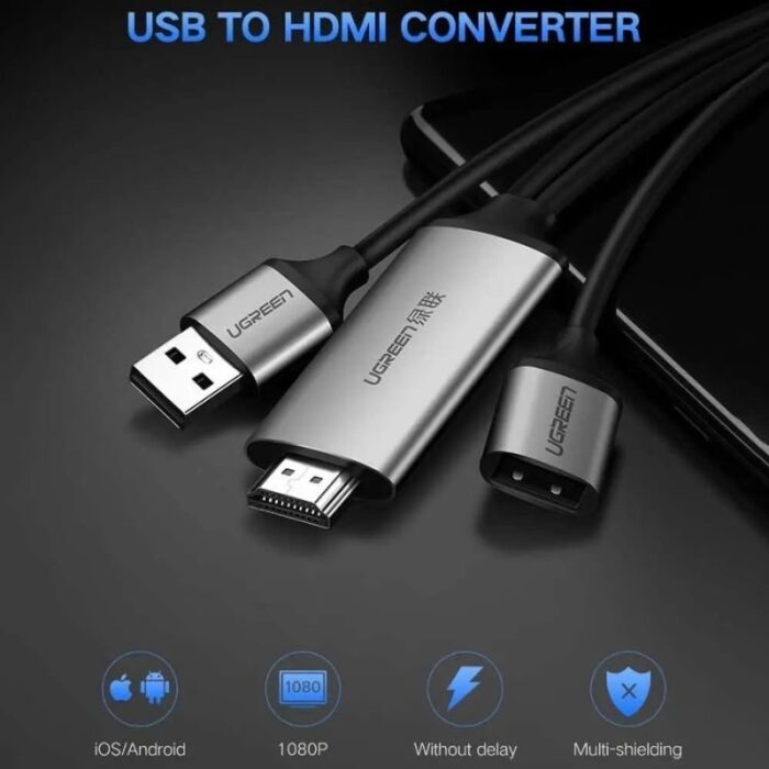 UGREEN USB-A Female To HDMI Male Adapter - Image 6