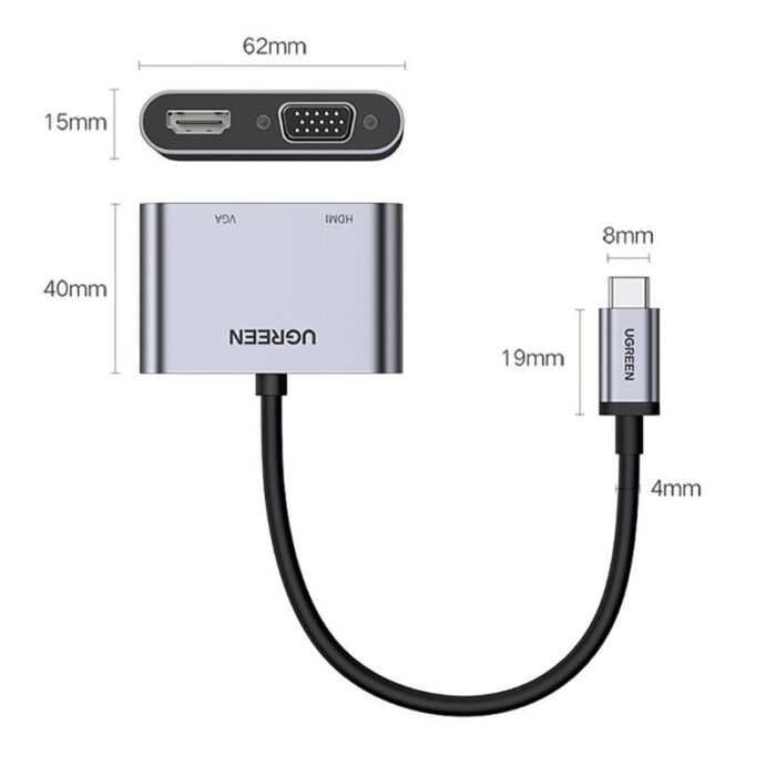 UGREEN CM162 50505 USB-C Adapter - Image 3