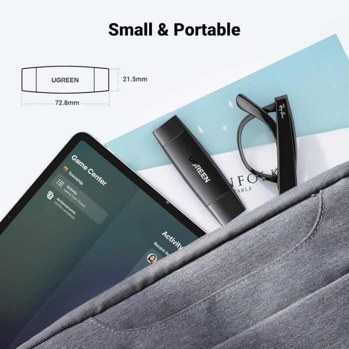 UGREEN USB-C + USB TF/SD 3.0 Card Reader - Image 3